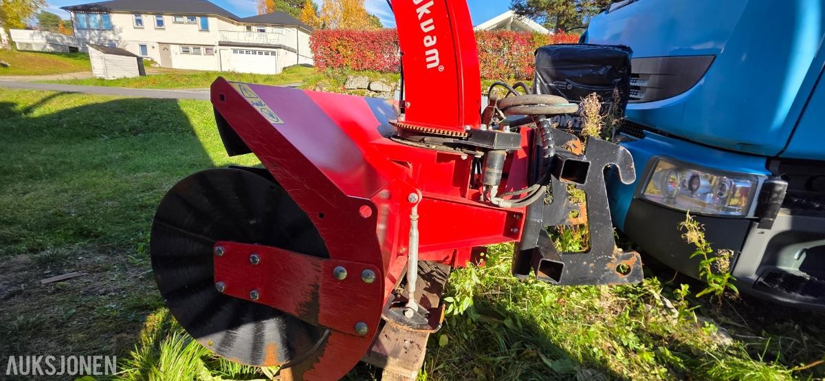 Tokvam F150H snøfres, 260 kg, hydr. tilkobling, sms hk feste