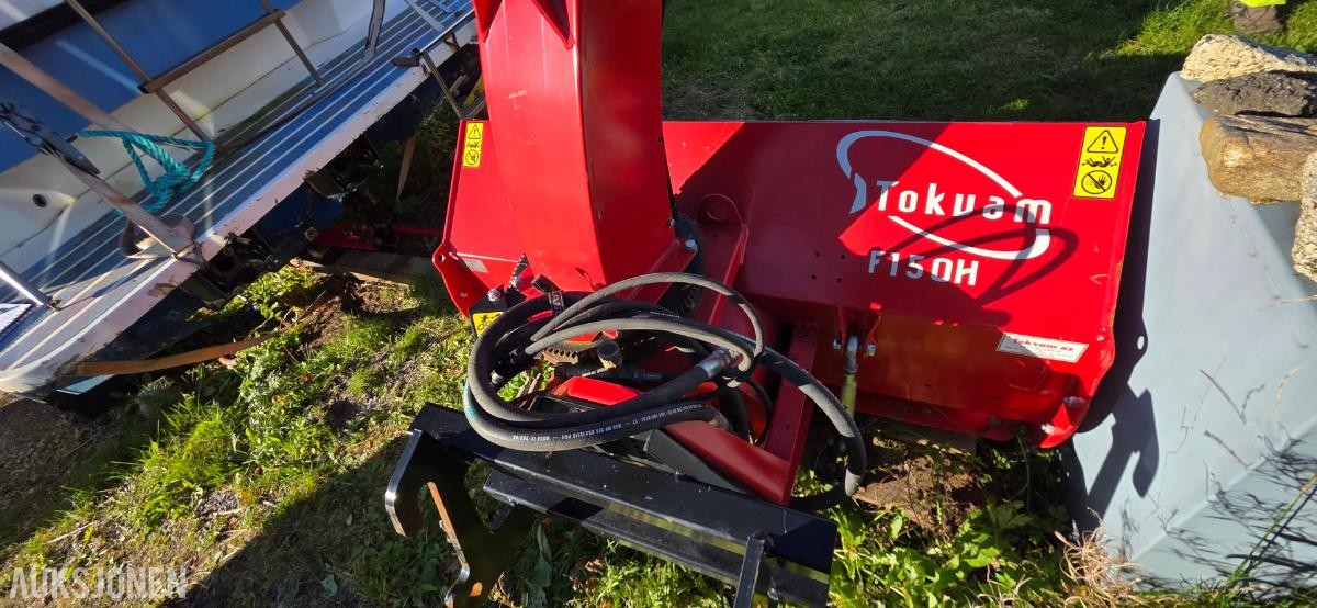 Tokvam F150H snøfres, 260 kg, hydr. tilkobling, sms hk feste