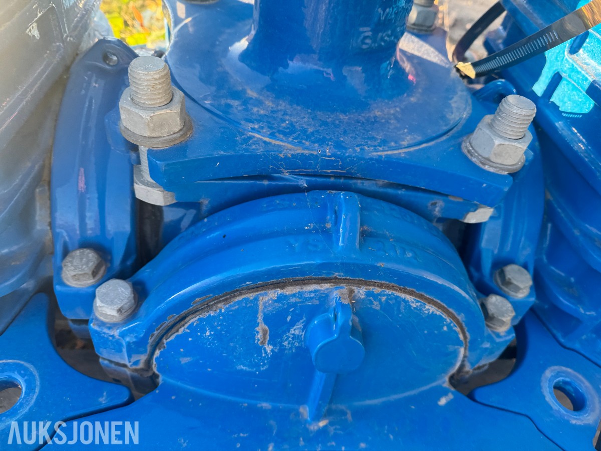 Ventilkryss Ulefos med DN200 Sluser og brannkobling DN150 - PN10