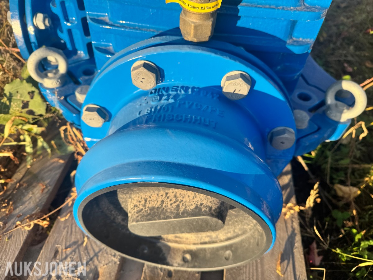 Ventilkryss Ulefos med DN200 Sluser og brannkobling DN150 - PN10