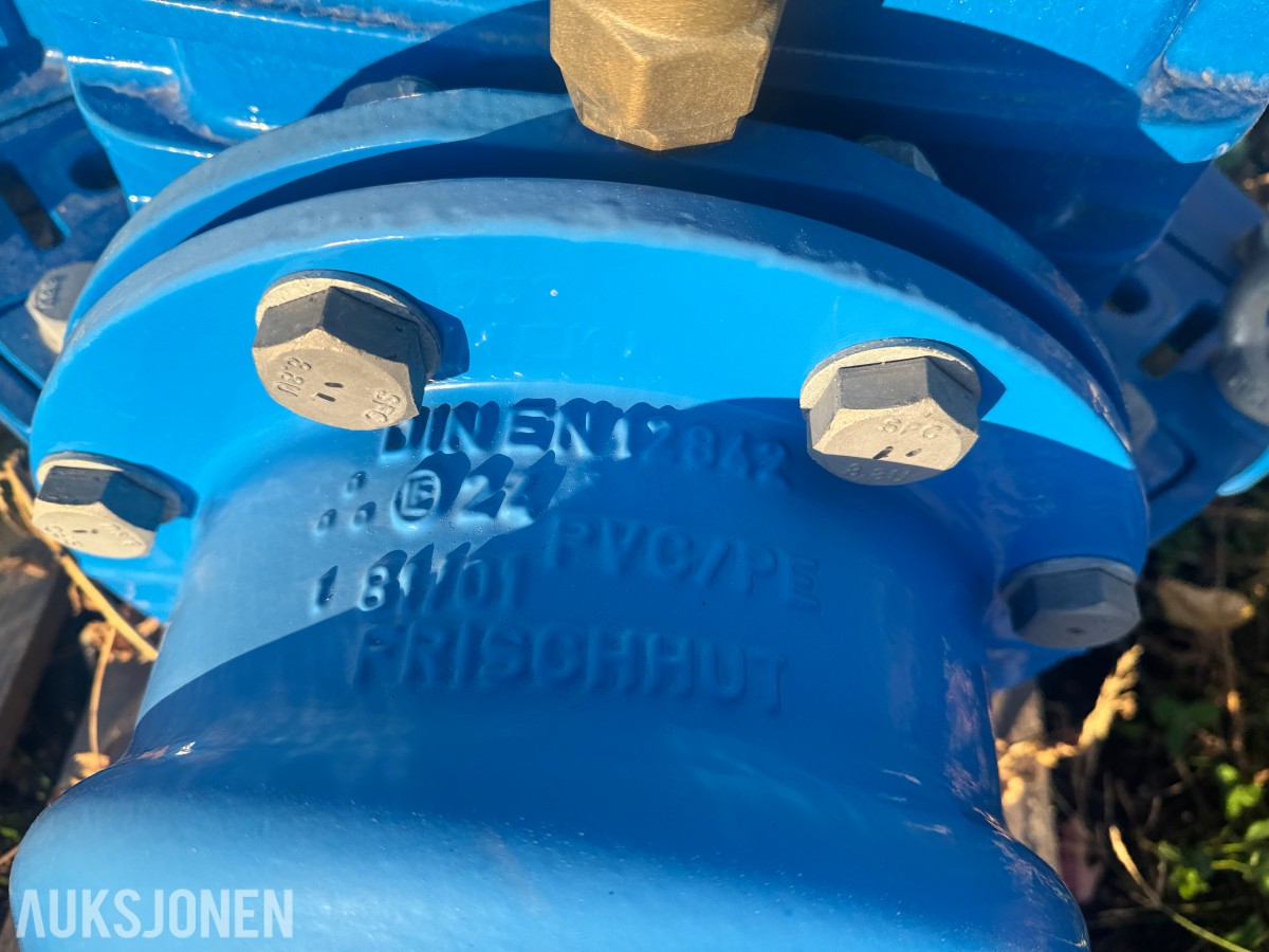 Ventilkryss Ulefos med DN200 Sluser og brannkobling DN150 - PN10
