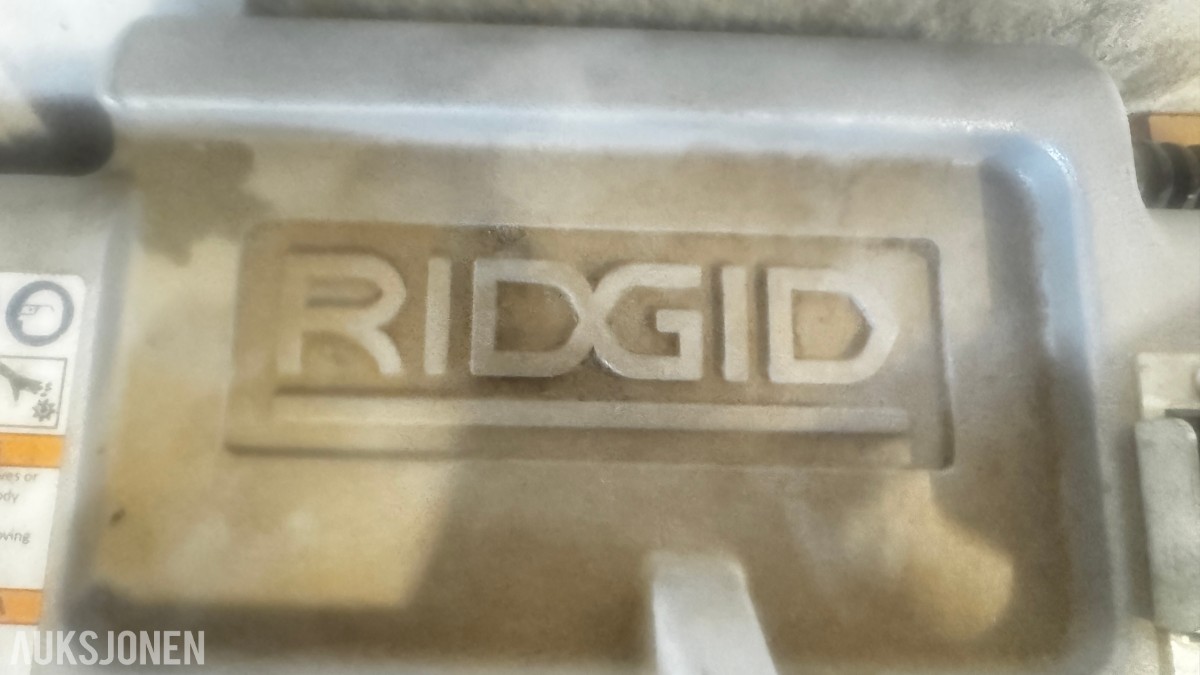 Elektrisk RIDGID rørkutter for kapping av rør