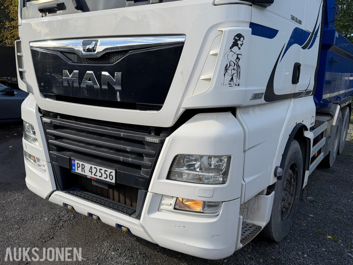 2017 MAN TGX 580 TIPPBIL | D38 | LUFTFJÆRING | VBG