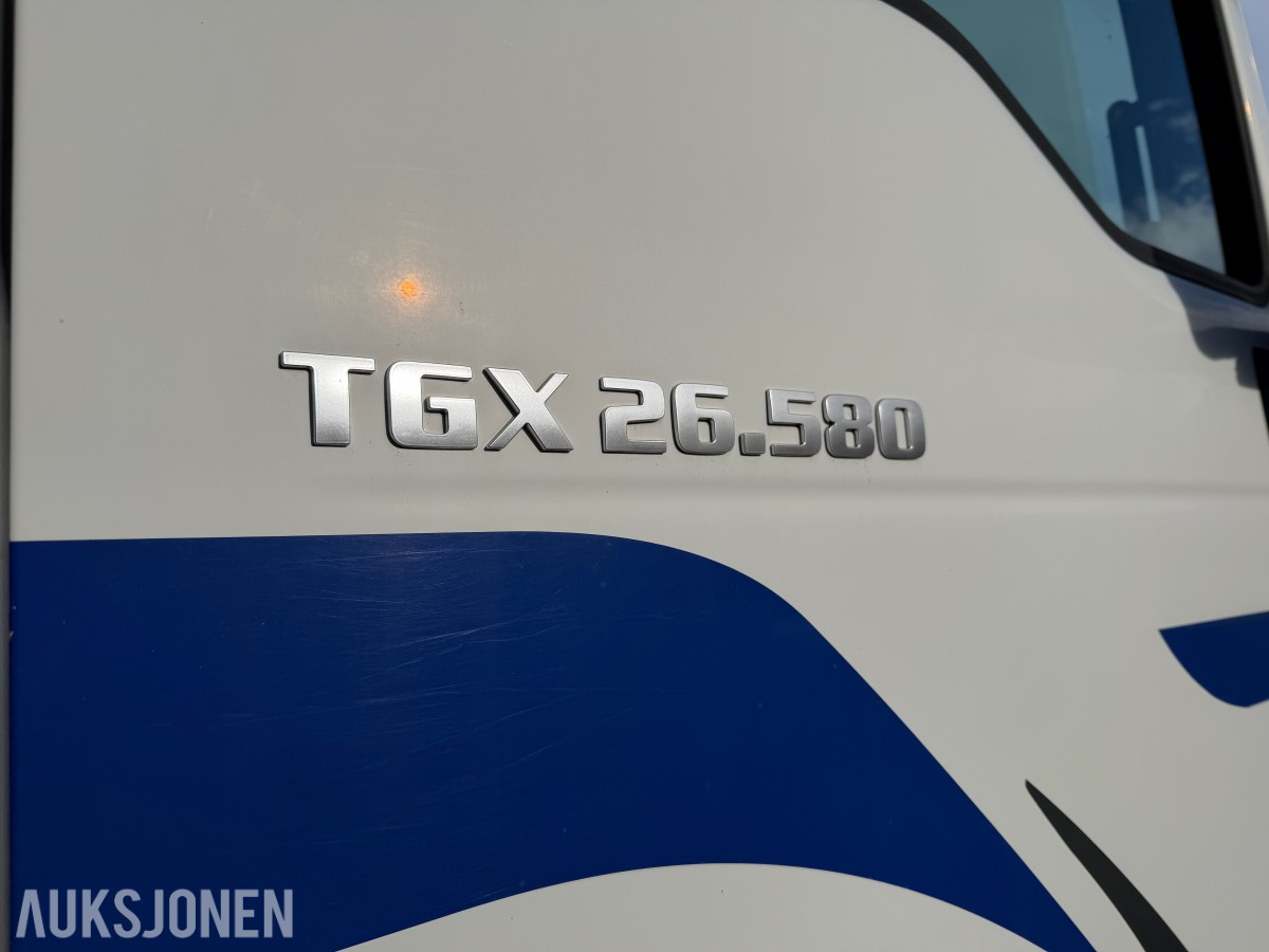 2017 MAN TGX 580 TIPPBIL | D38 | LUFTFJÆRING | VBG