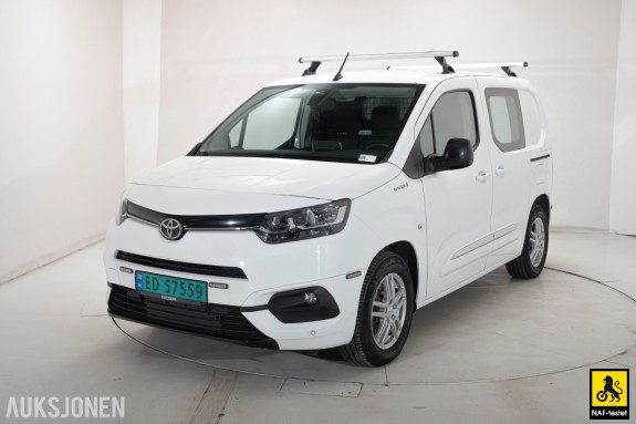 2022 Toyota Proace City ELECTRIC 50 KWH L1 AUT CRUISE SKYVEDØRER TAKSTATIV 