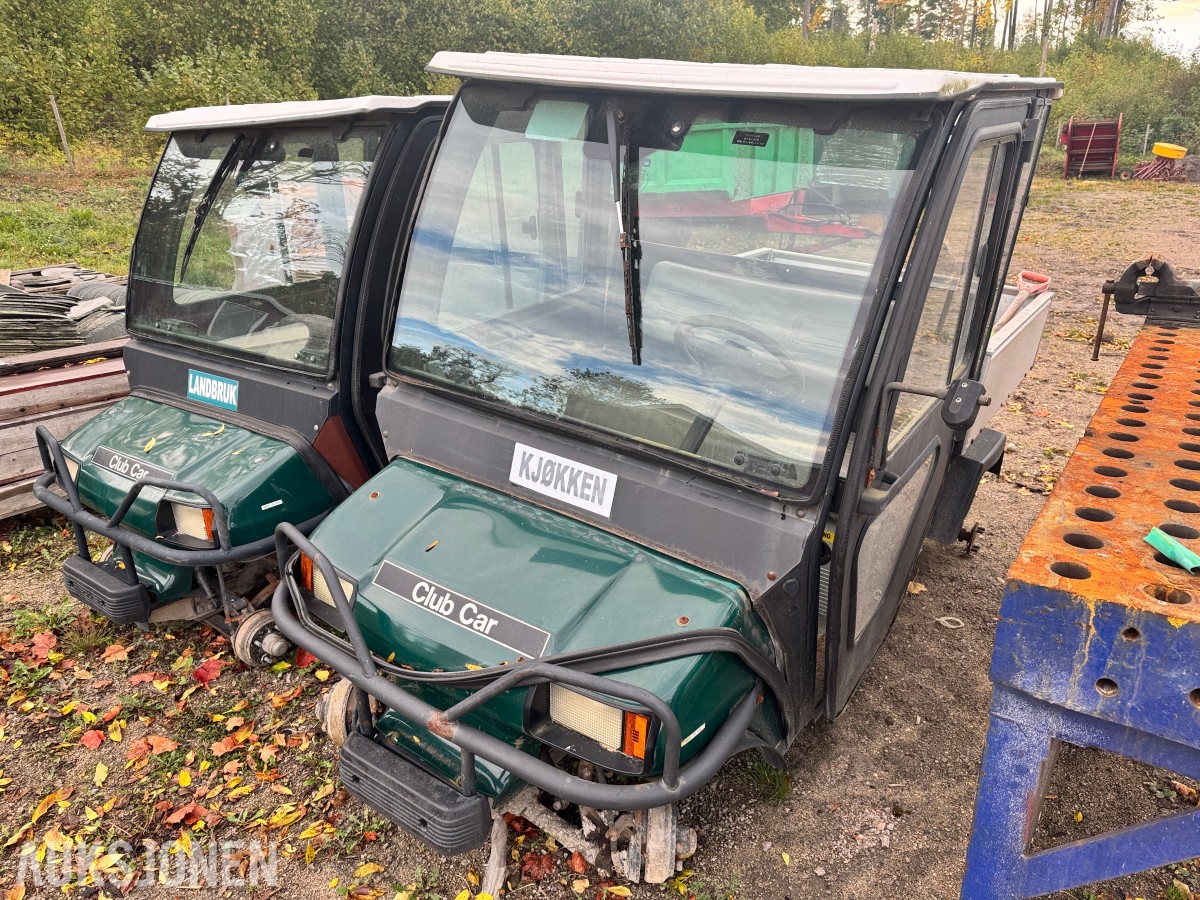 2 Stk Deleobjekter Club Car golfbiler