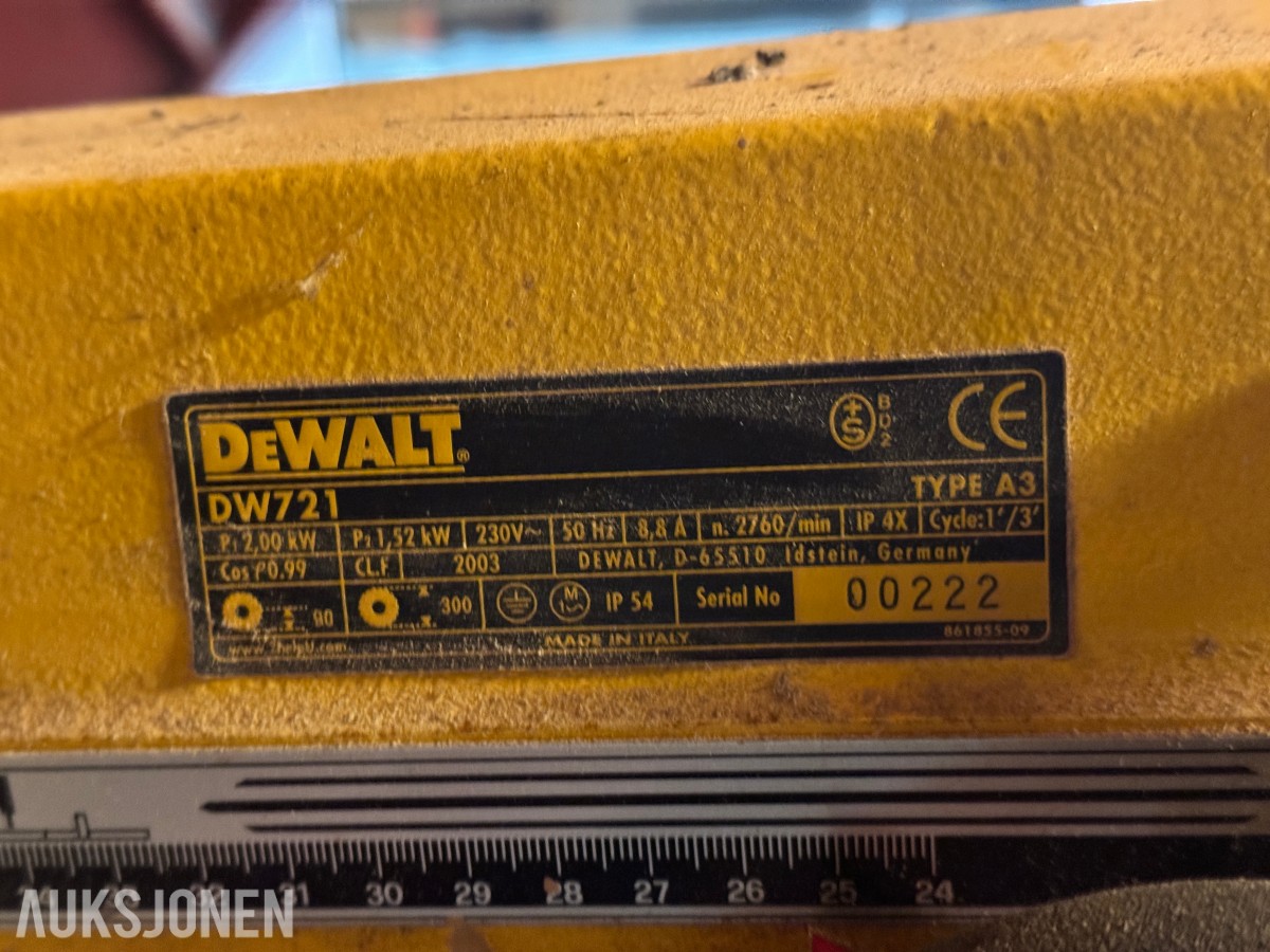 DeWalt DW721 radialarmsag