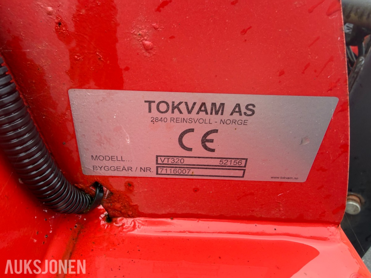 Tokvam VT320 V-plog / brøyteskjær
