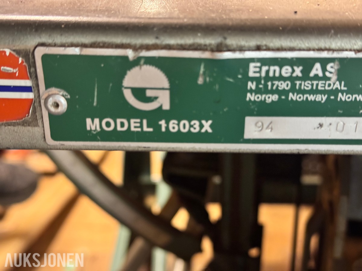 Ernex AS Mod. 1603X bordsag