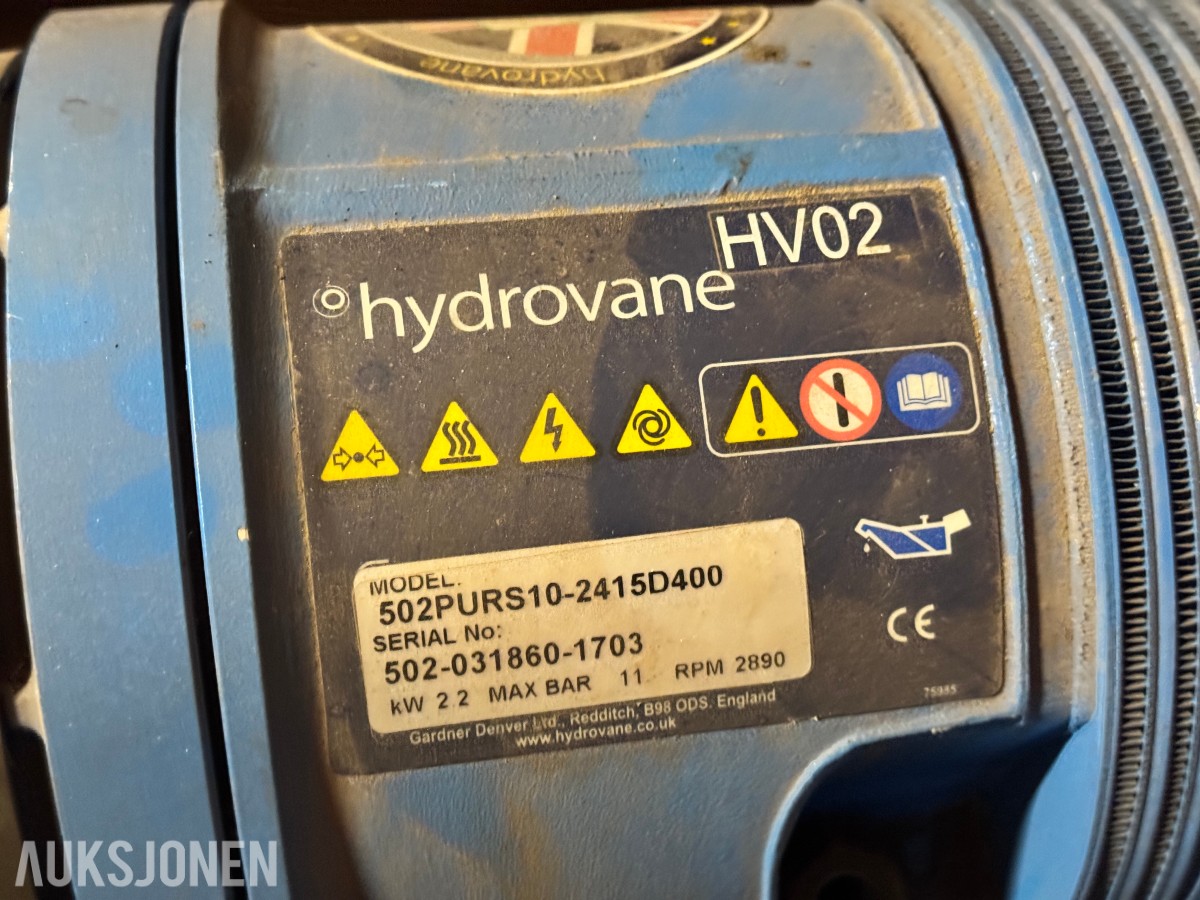 2 Stk Hydrovane HV02 kompressor 