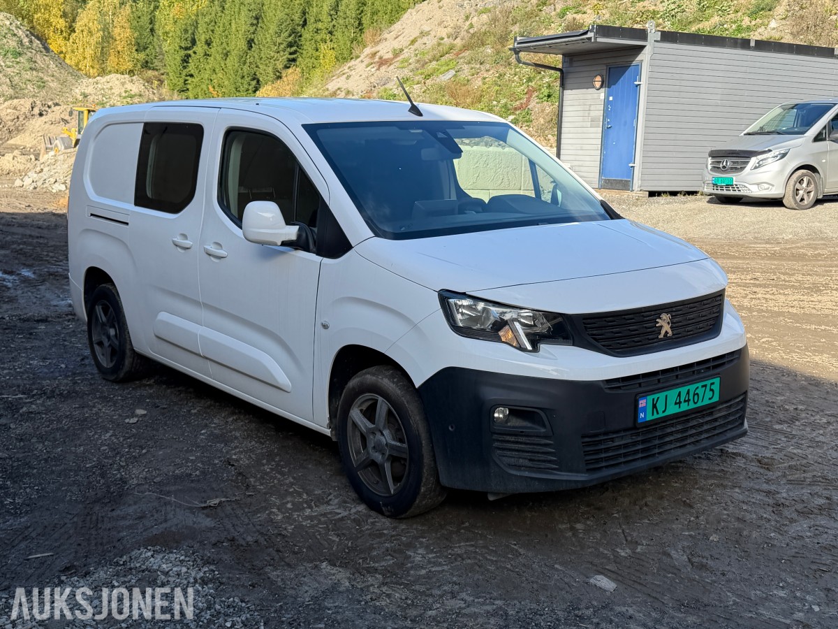 2019 PEUGEOT PARTNER 1,5 HDI - RYGGEKAMERA CRUISE HENGERFESTE
