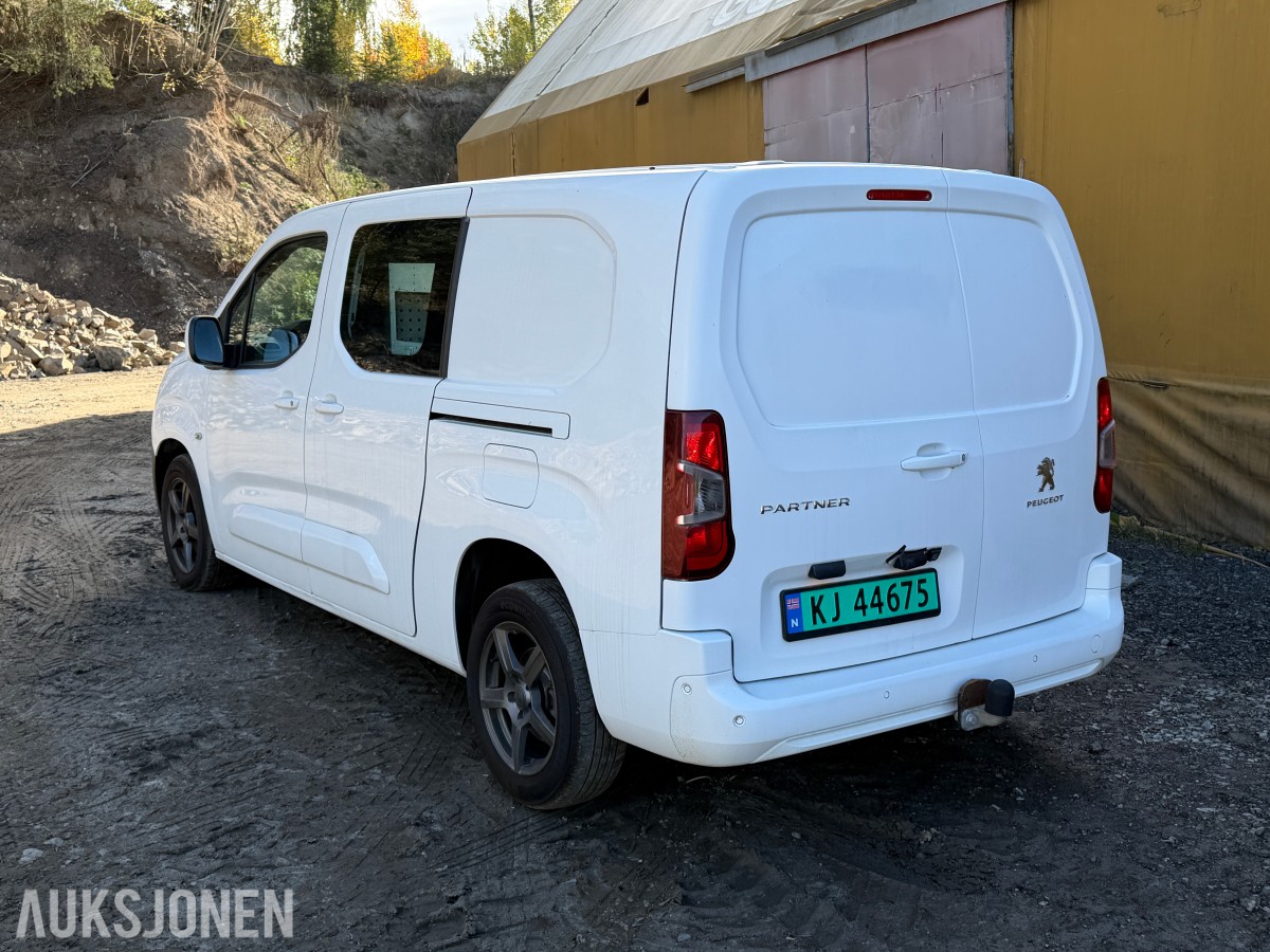 2019 PEUGEOT PARTNER 1,5 HDI - RYGGEKAMERA CRUISE HENGERFESTE