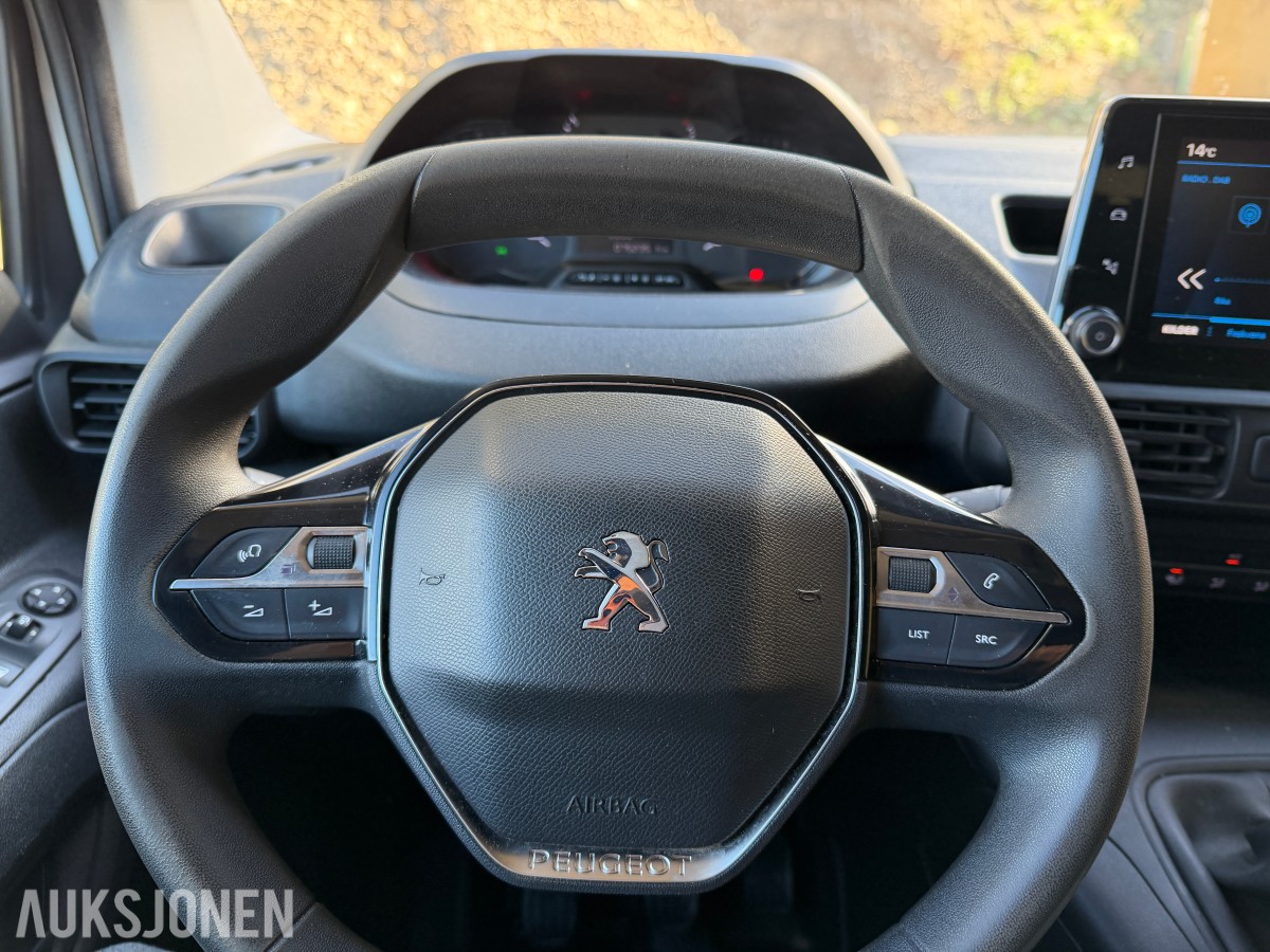 2019 PEUGEOT PARTNER 1,5 HDI - RYGGEKAMERA CRUISE HENGERFESTE