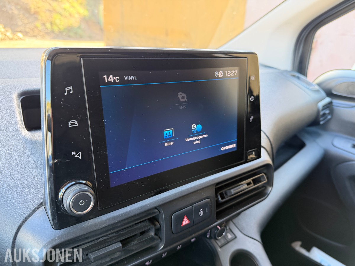 2019 PEUGEOT PARTNER 1,5 HDI - RYGGEKAMERA CRUISE HENGERFESTE