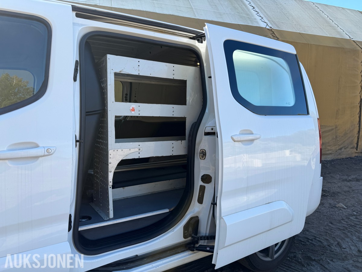 2019 PEUGEOT PARTNER 1,5 HDI - RYGGEKAMERA CRUISE HENGERFESTE