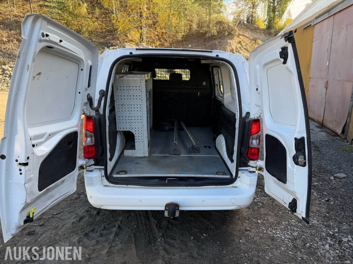 2019 PEUGEOT PARTNER 1,5 HDI - RYGGEKAMERA CRUISE HENGERFESTE