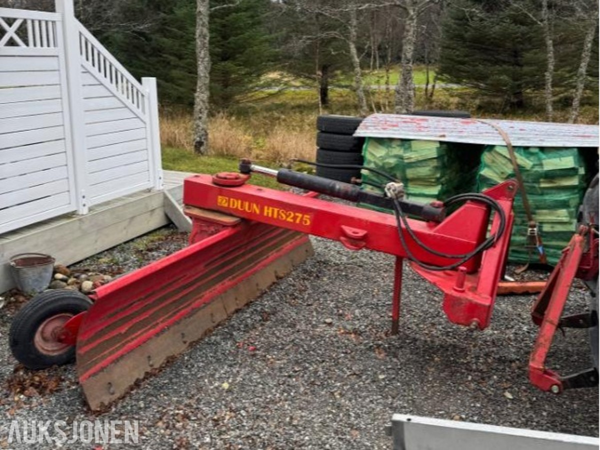 Duun HTS 275 skjær med hydraulisk sving og manuell sideforskyvning