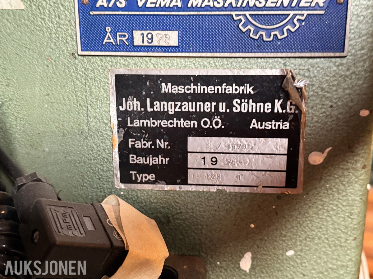 Langzauner kantsliper, beltesliper