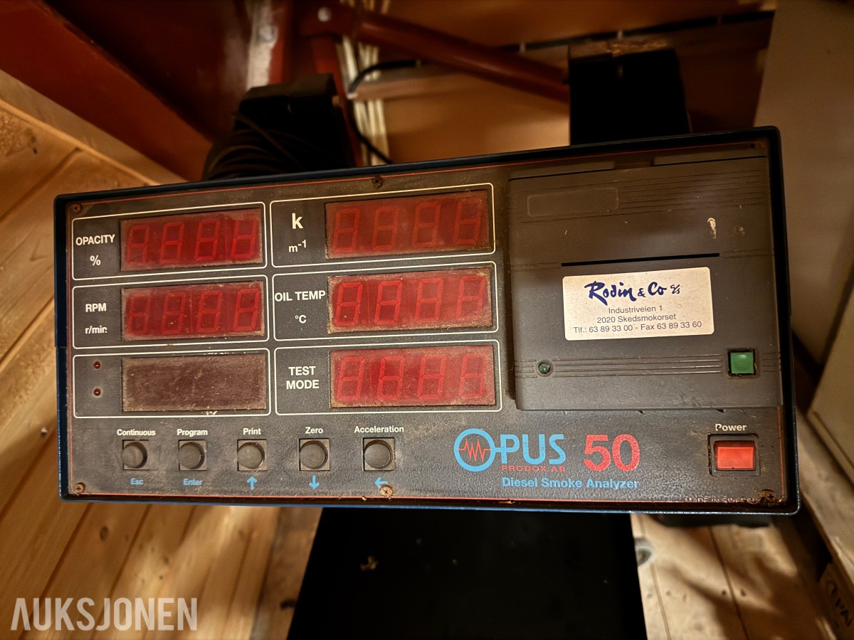 Opus 50 eksosgassanalysator