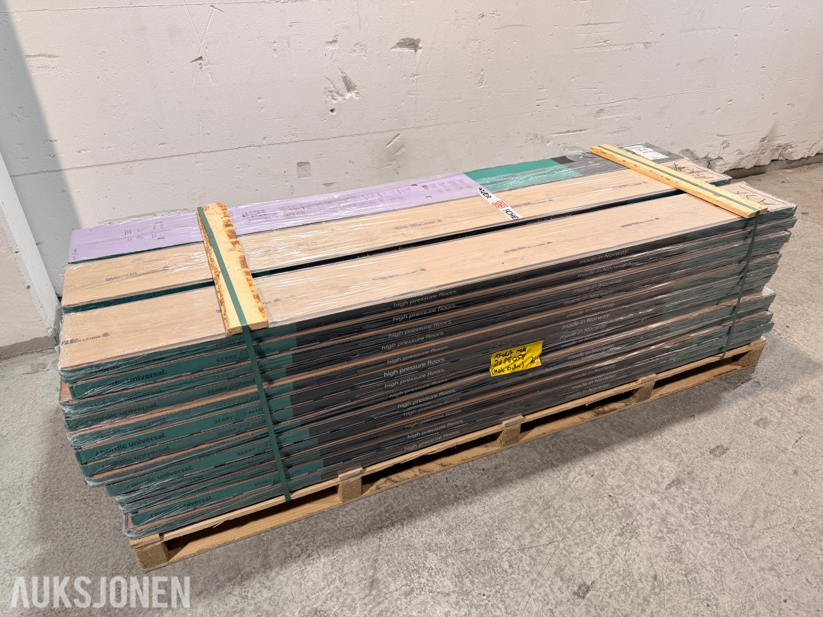 ca 87,3 m² BerryAlloc Nordic Universal Rodeo Drive laminatgulv