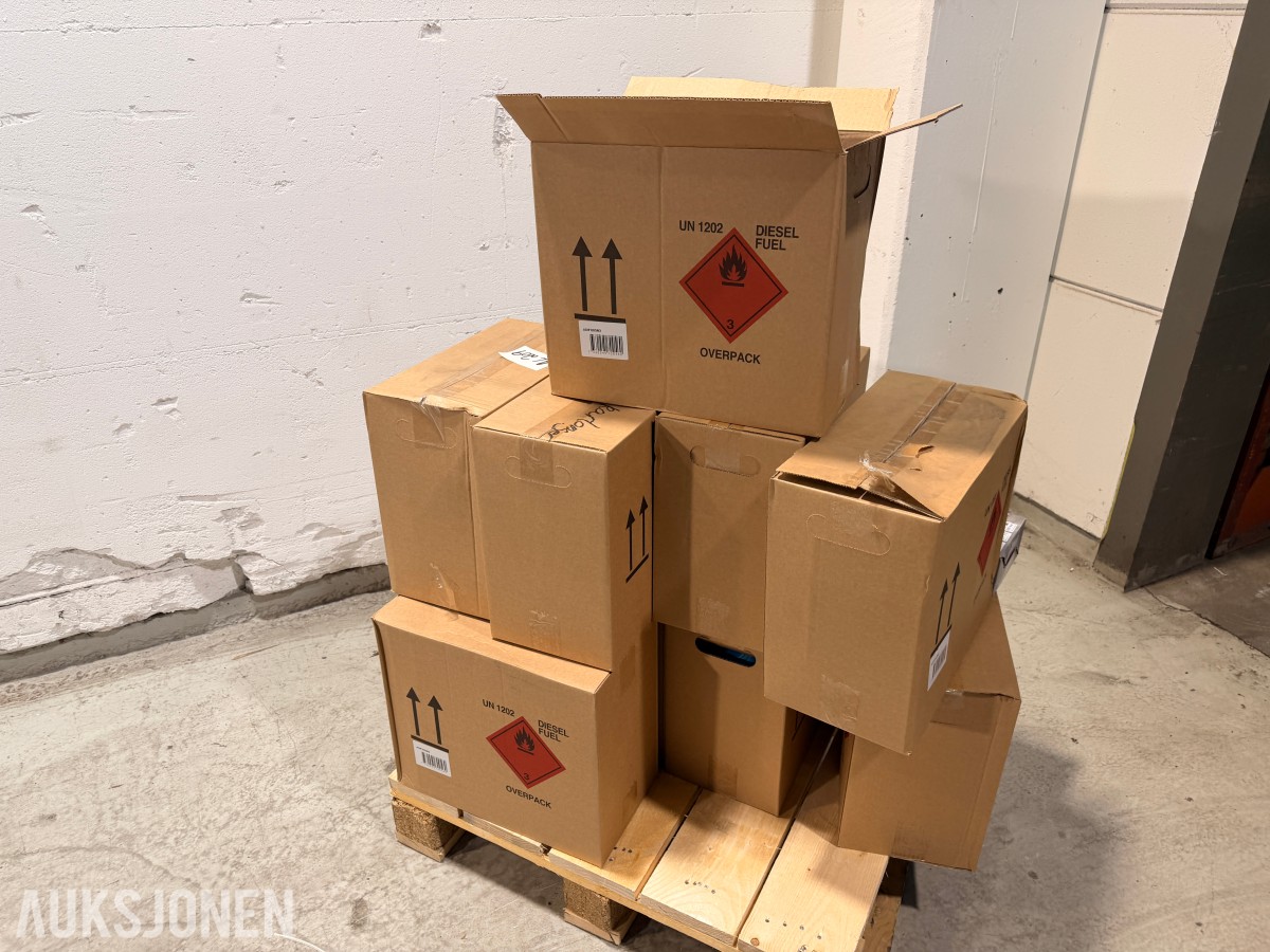 150 liter Aspen D diesel på 30 kanner à 5 L