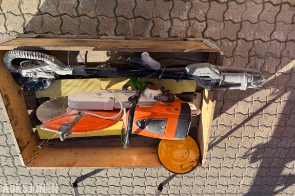 2021 Stihl TS 800/El veggsliper 3 stk kjøreplater for kabler
