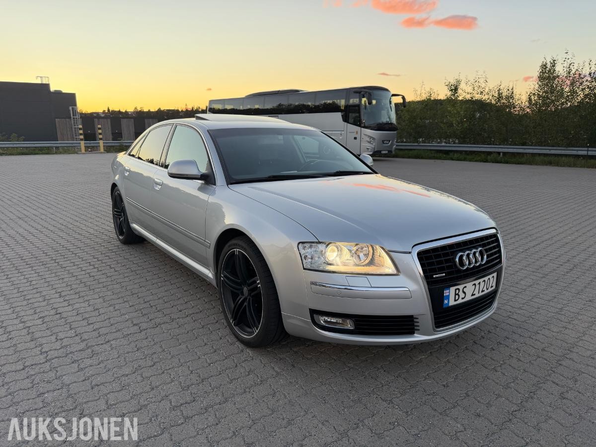 2008 AUDI A8 3.0 DIESEL 232HK QUATTRO AUTOMAT CRUISEKONTROLL SKINNSETER