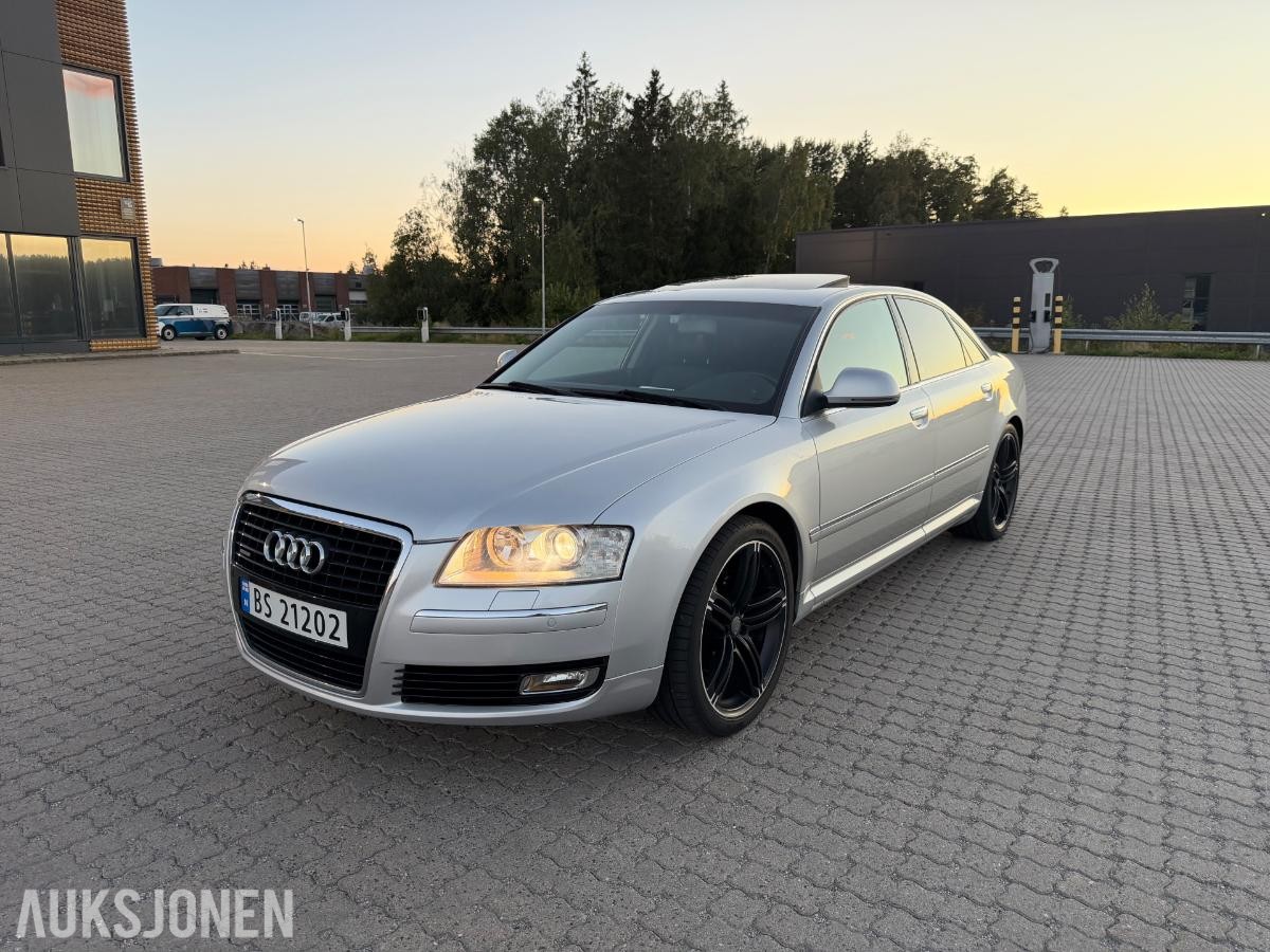 2008 AUDI A8 3.0 DIESEL 232HK QUATTRO AUTOMAT CRUISEKONTROLL SKINNSETER