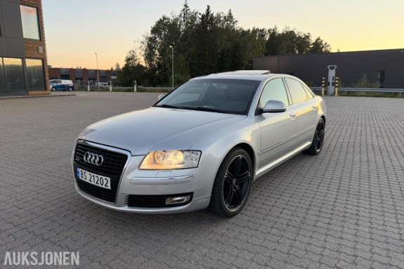 2008 AUDI A8 3.0 DIESEL 232HK QUATTRO AUTOMAT CRUISEKONTROLL SKINNSETER