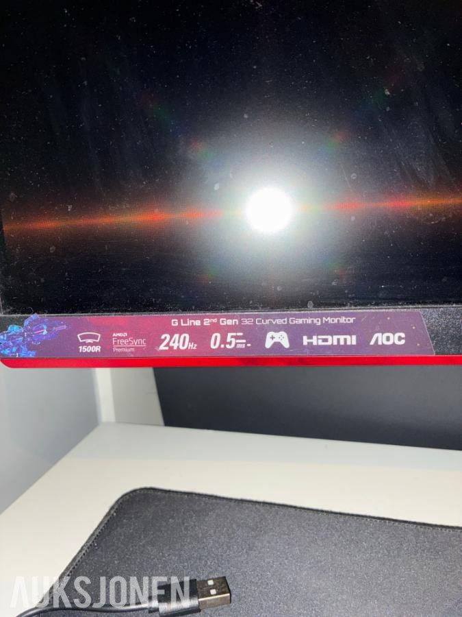 AOC 27'' 240hz gaming-skjerm *Ingen minstepris*