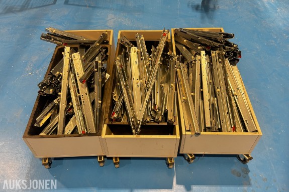 Stort parti Blum TANDEMBOX skuffeskinner / uttrekksskinner – ca. 50 cm