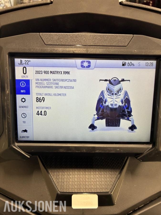 2024 Polaris 9R RMK Khaos Slash snøscooter
