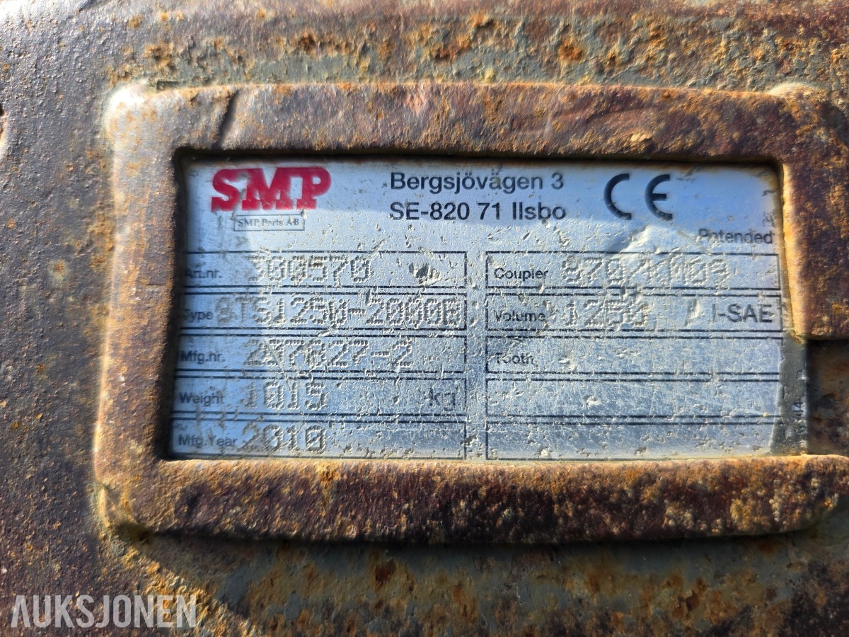 2010 SMP pusse skuffe S-70 feste
