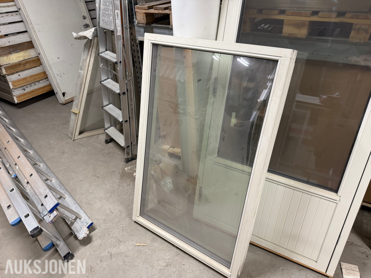 Uldal Terassedør 100x210 og 1 stk. vindu 89x137 selges
