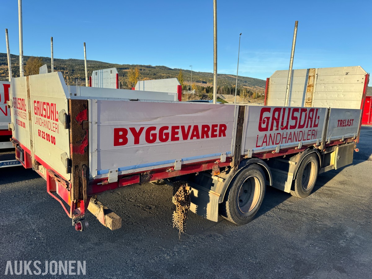 OL Engen 2-akslet plankjerre