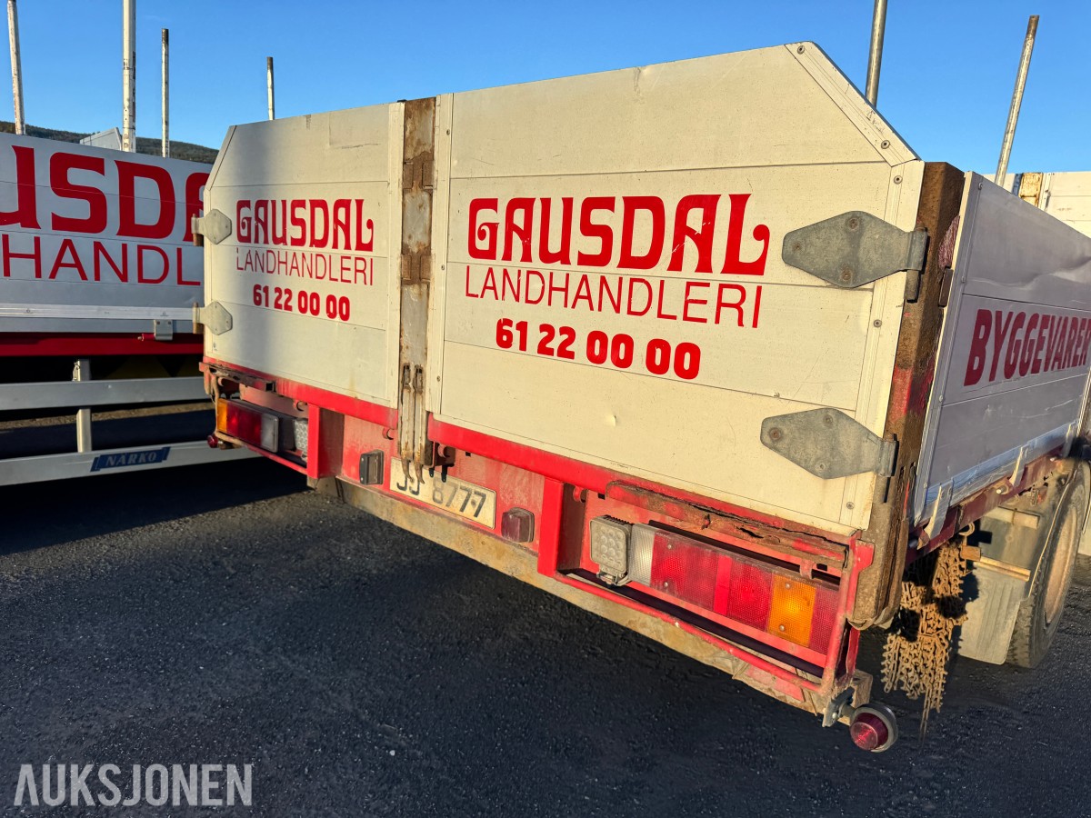 OL Engen 2-akslet plankjerre