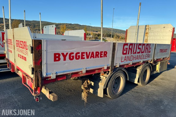OL Engen 2-akslet plankjerre