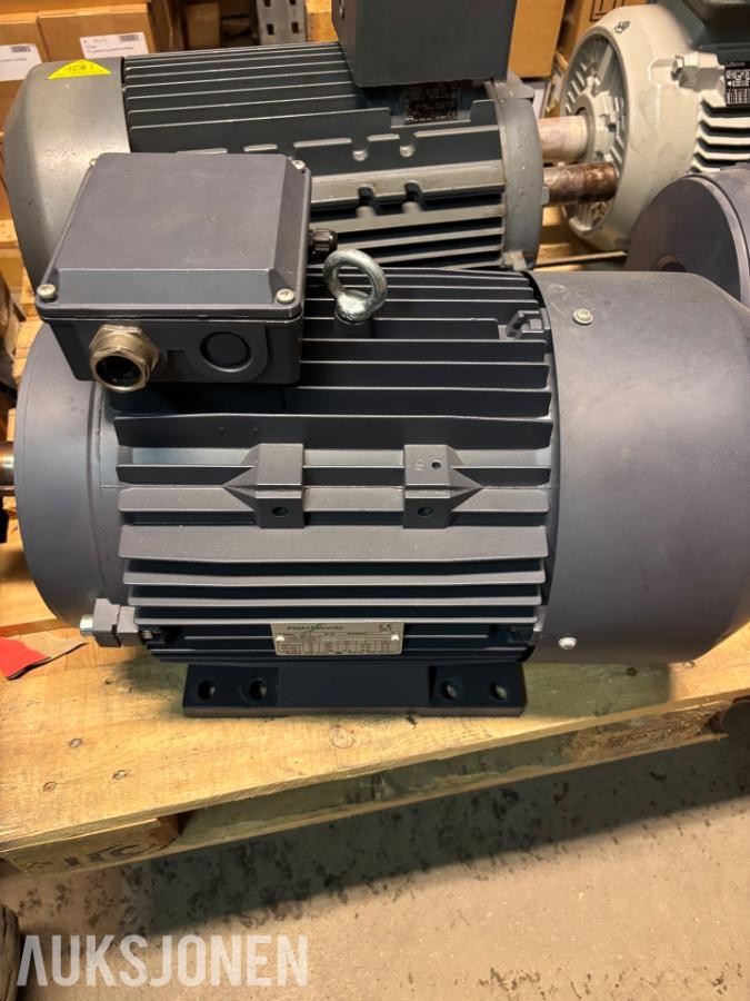 Diverse elektromotorer ABB, FläktWoods, Lönne og ASEA