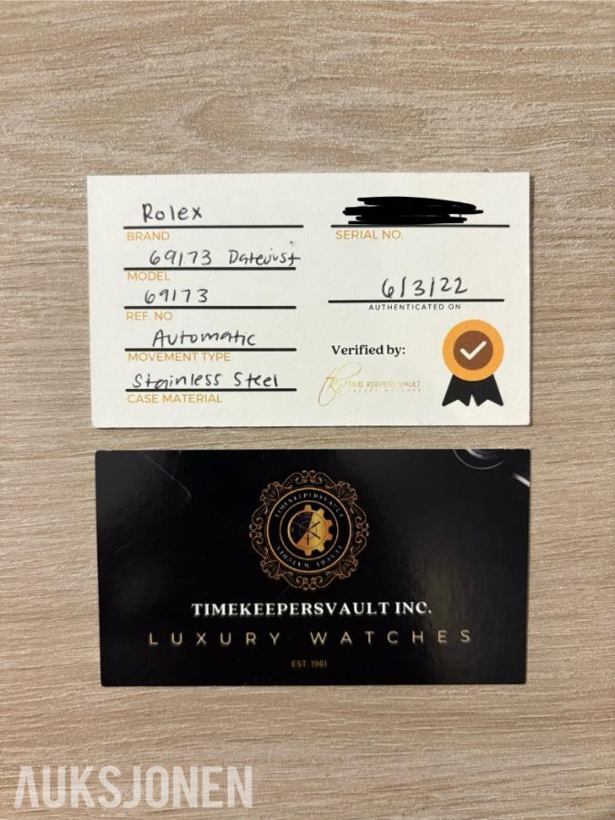 1996 Rolex Lady-Datejust 69173