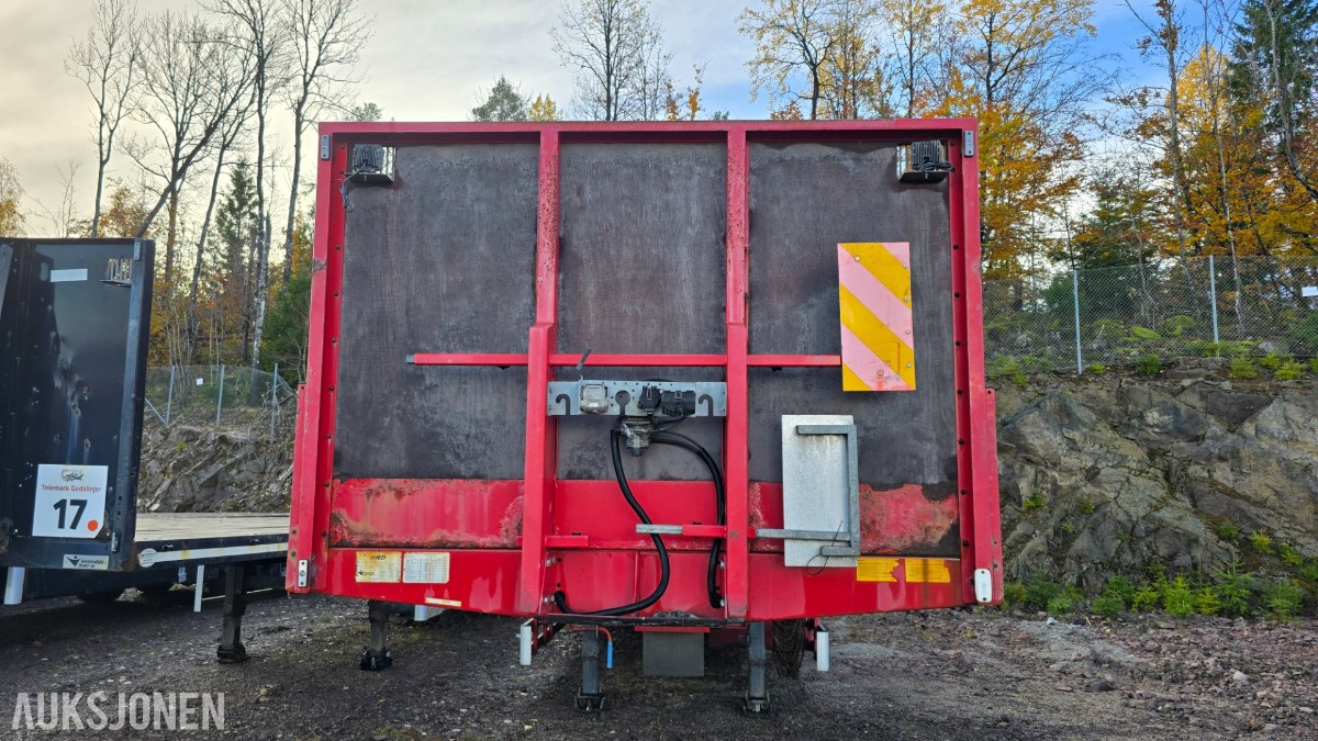 2013 HRD STTM3N 3-akslet jumbo semi med uttrekk