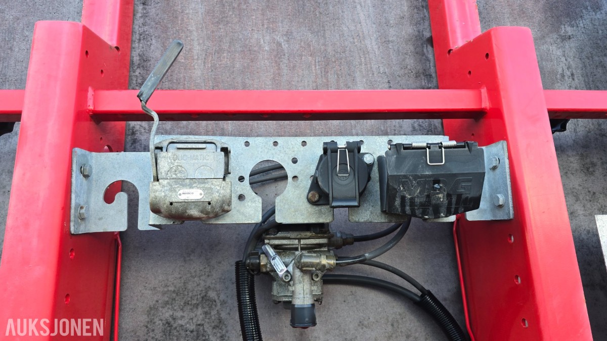 2013 HRD STTM3N 3-akslet jumbo semi med uttrekk