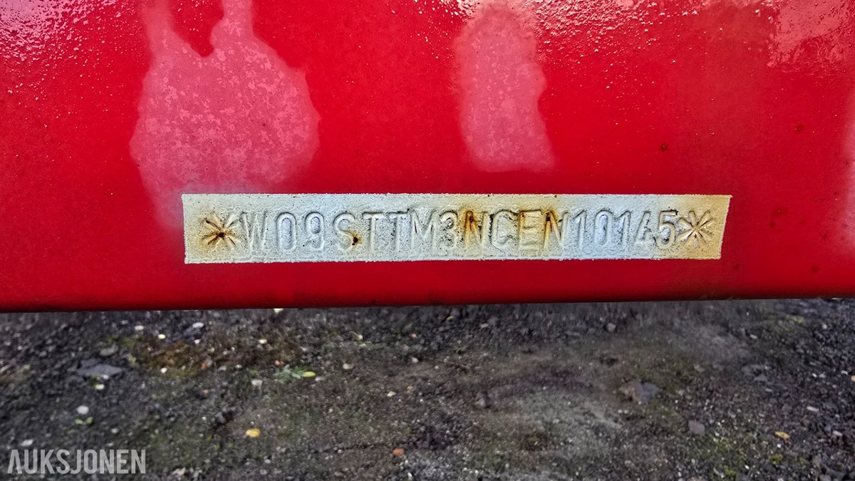 2013 HRD STTM3N 3-akslet jumbo semi med uttrekk