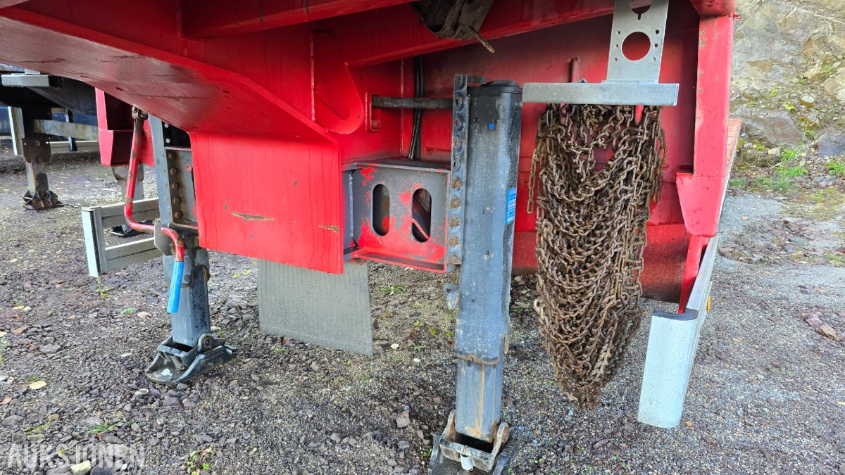 2013 HRD STTM3N 3-akslet jumbo semi med uttrekk