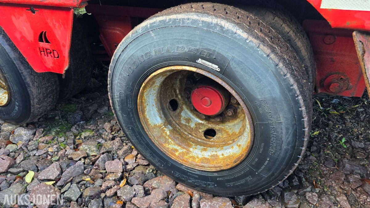 2013 HRD STTM3N 3-akslet jumbo semi med uttrekk