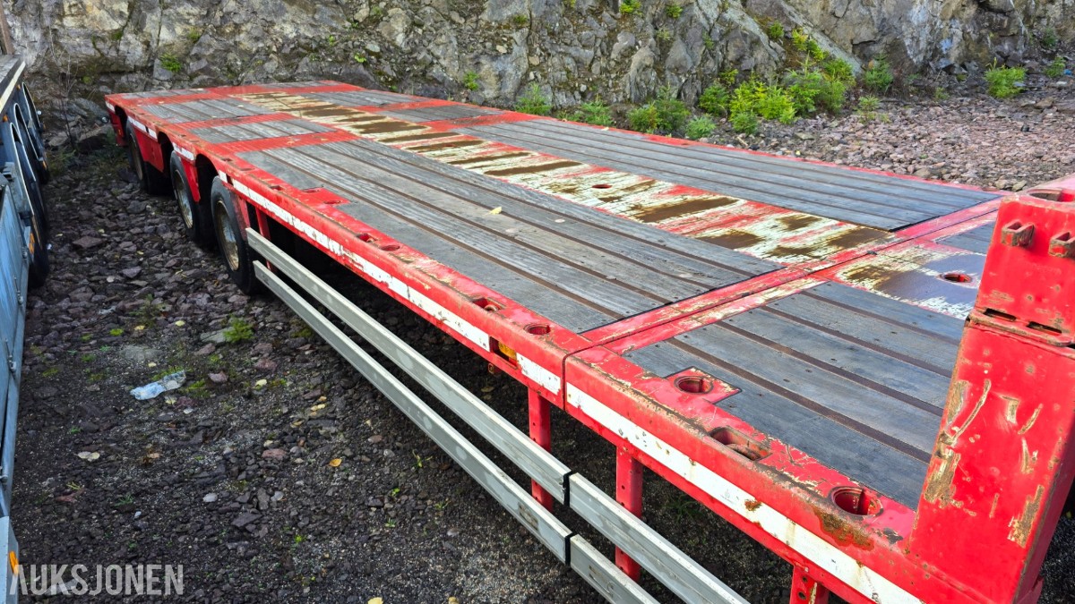 2013 HRD STTM3N 3-akslet jumbo semi med uttrekk