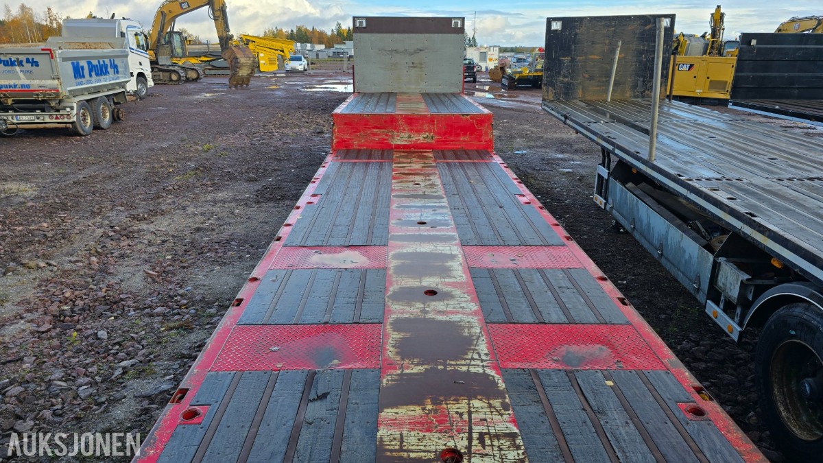2013 HRD STTM3N 3-akslet jumbo semi med uttrekk
