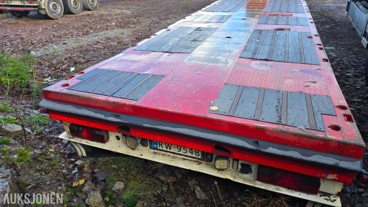 2013 HRD STTM3N 3-akslet jumbo semi med uttrekk