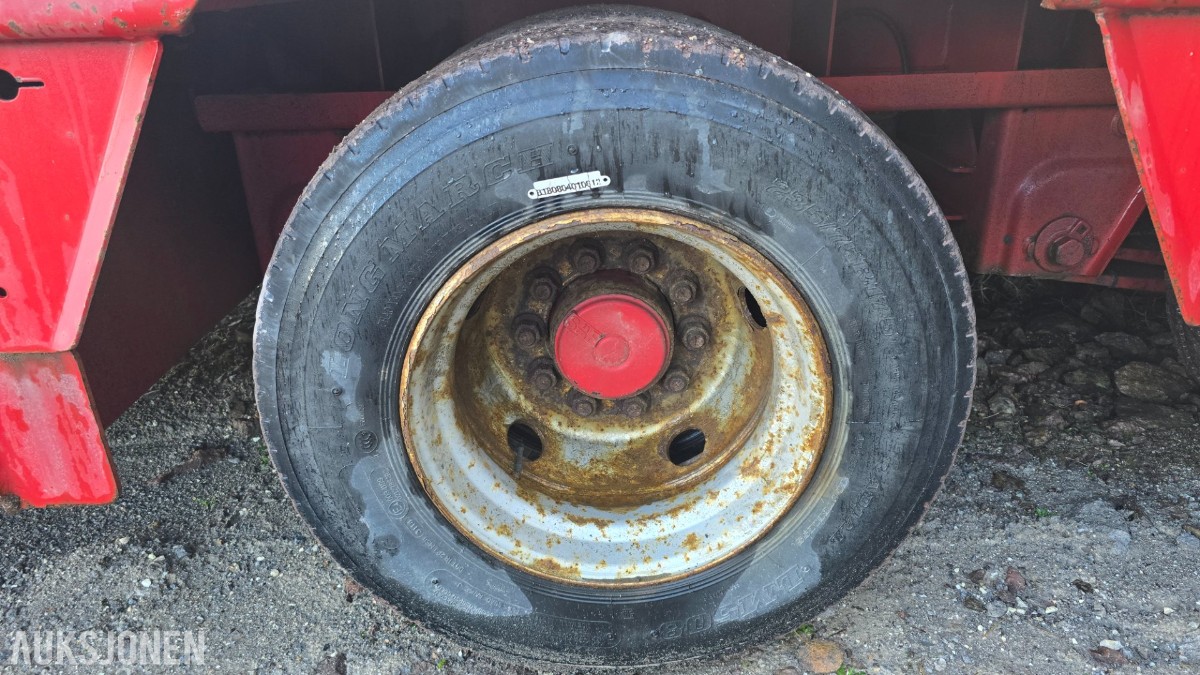 2013 HRD STTM3N 3-akslet jumbo semi med uttrekk