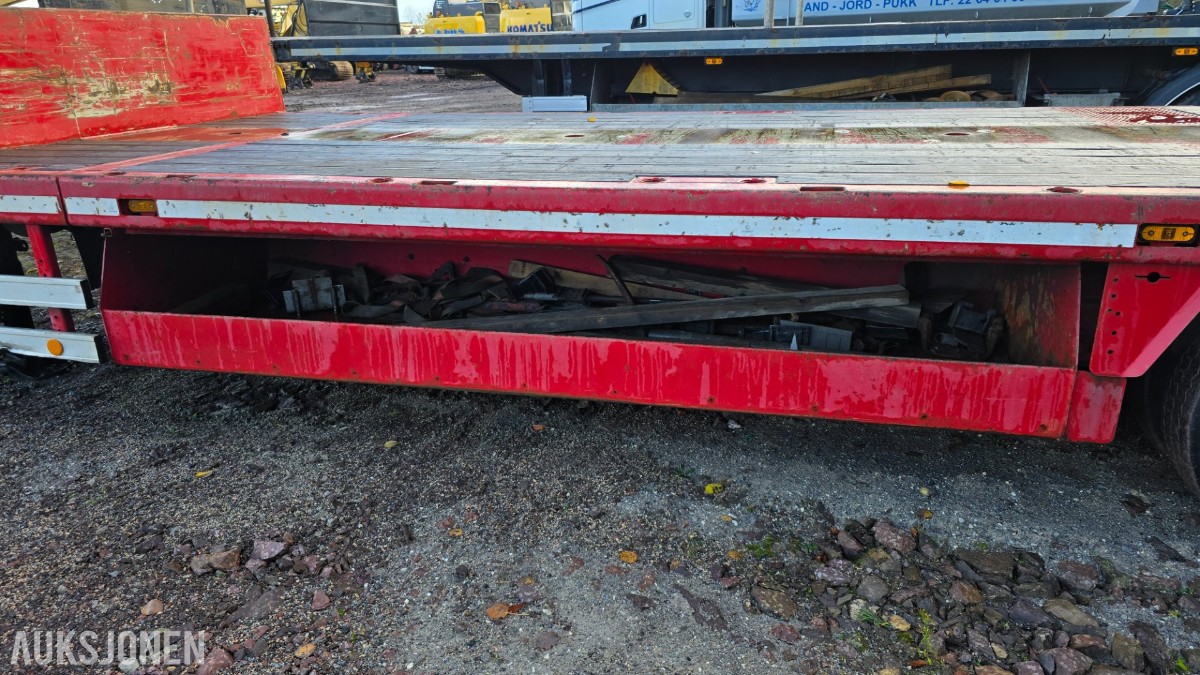 2013 HRD STTM3N 3-akslet jumbo semi med uttrekk