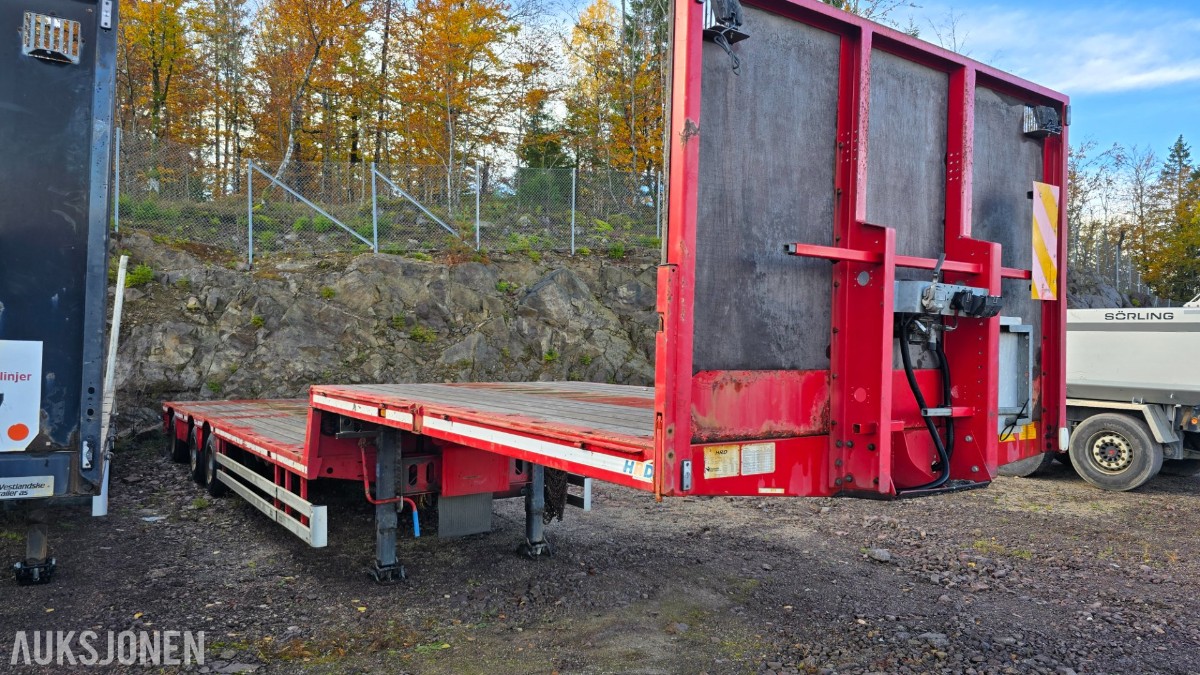 2013 HRD STTM3N 3-akslet jumbo semi med uttrekk